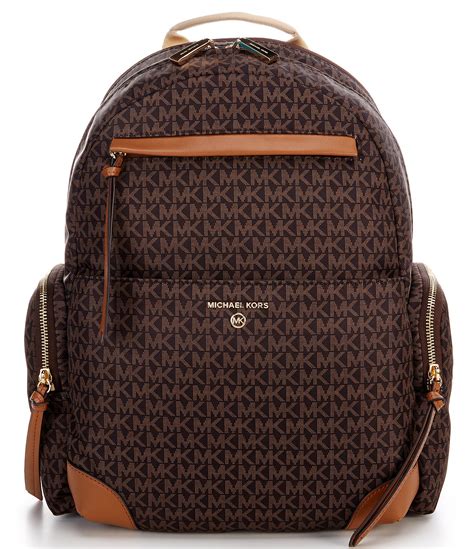 men's michael kors backpack sale|Michael Kors large nylon backpack.